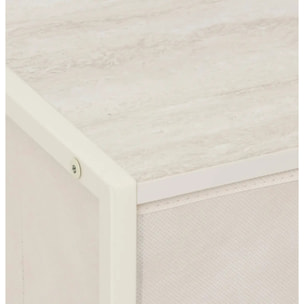 Dressing Tissa 4 patères 1 tiroir beige