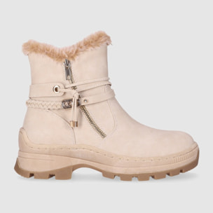 Botines - Beig - Tacón: 5 cm