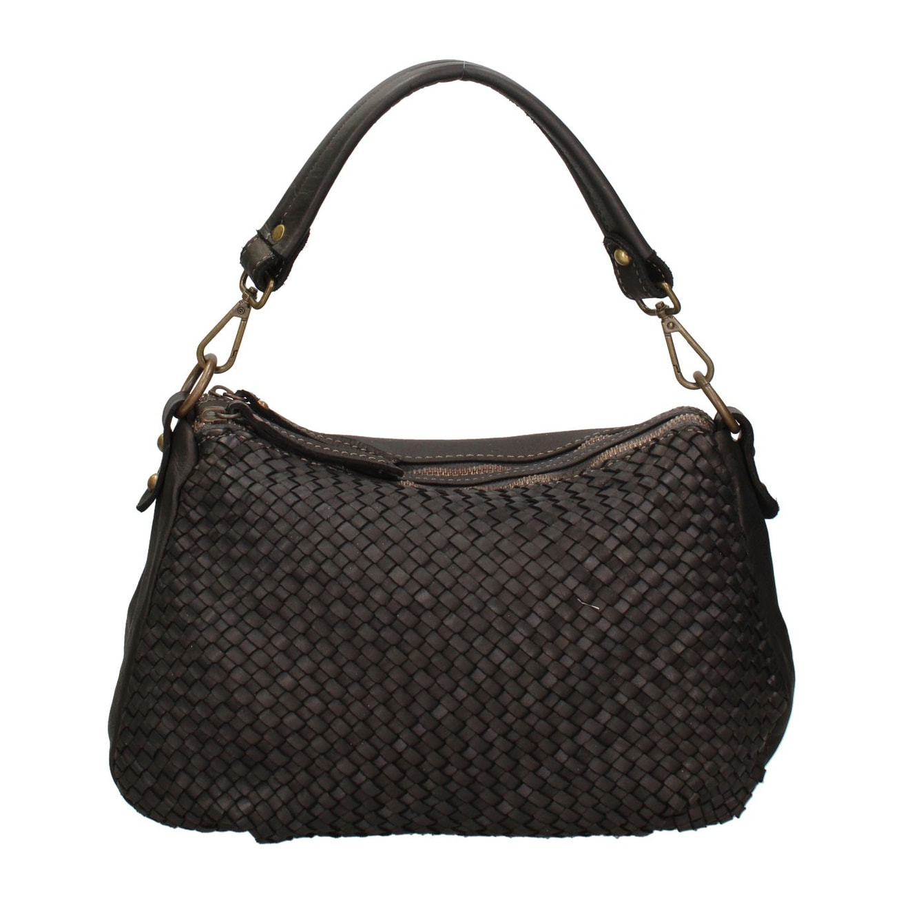 Borsa a spalla da donna - Modello Novella - Vera pelle - 31.0 x 18.0 x 12.0 cm