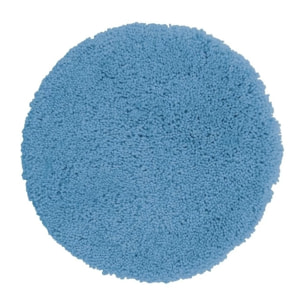 Tapis de bain rond Microfibre HIGHLAND Bleu Ciel Spirella