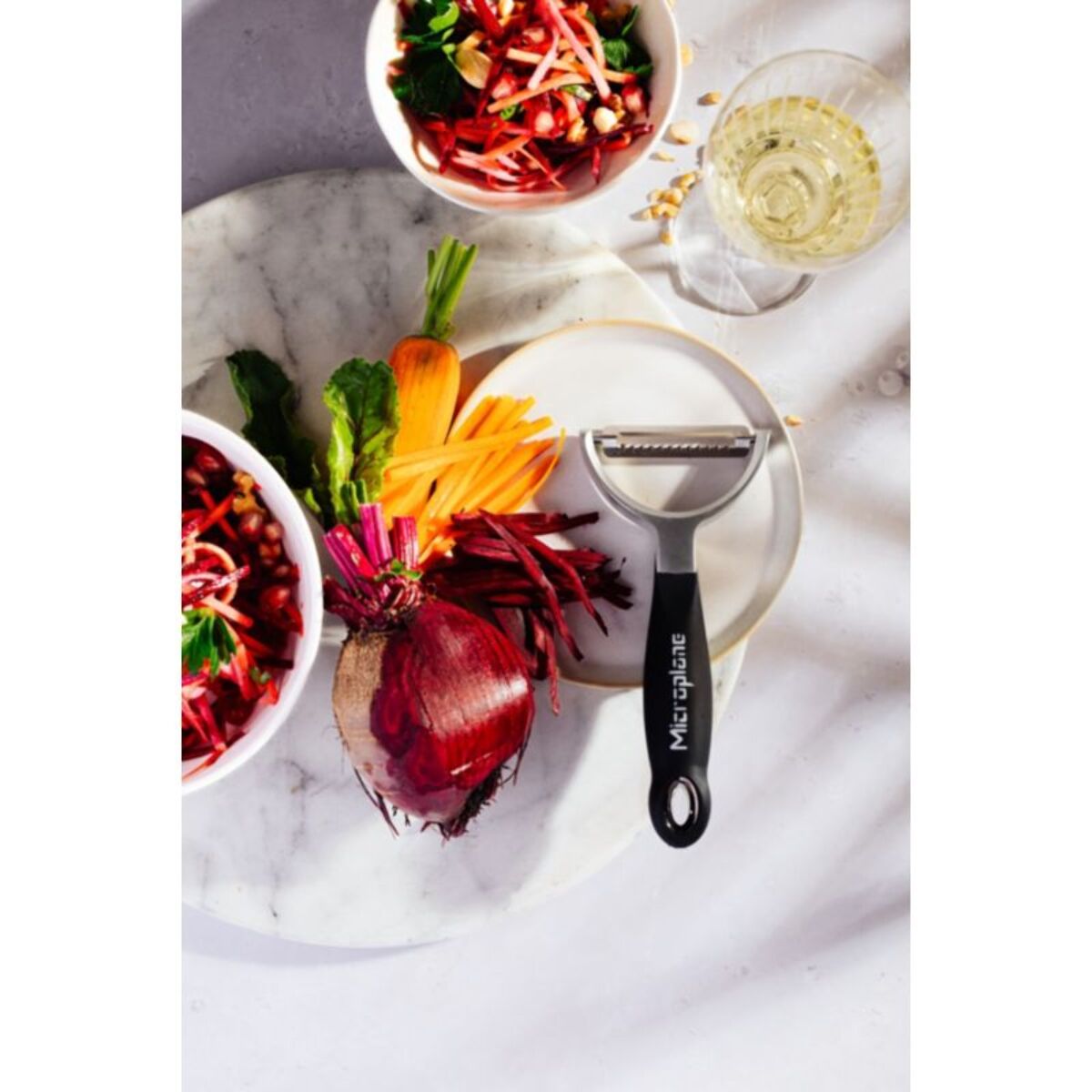 Eplucheur MICROPLANE Profesional Y Julienne Black