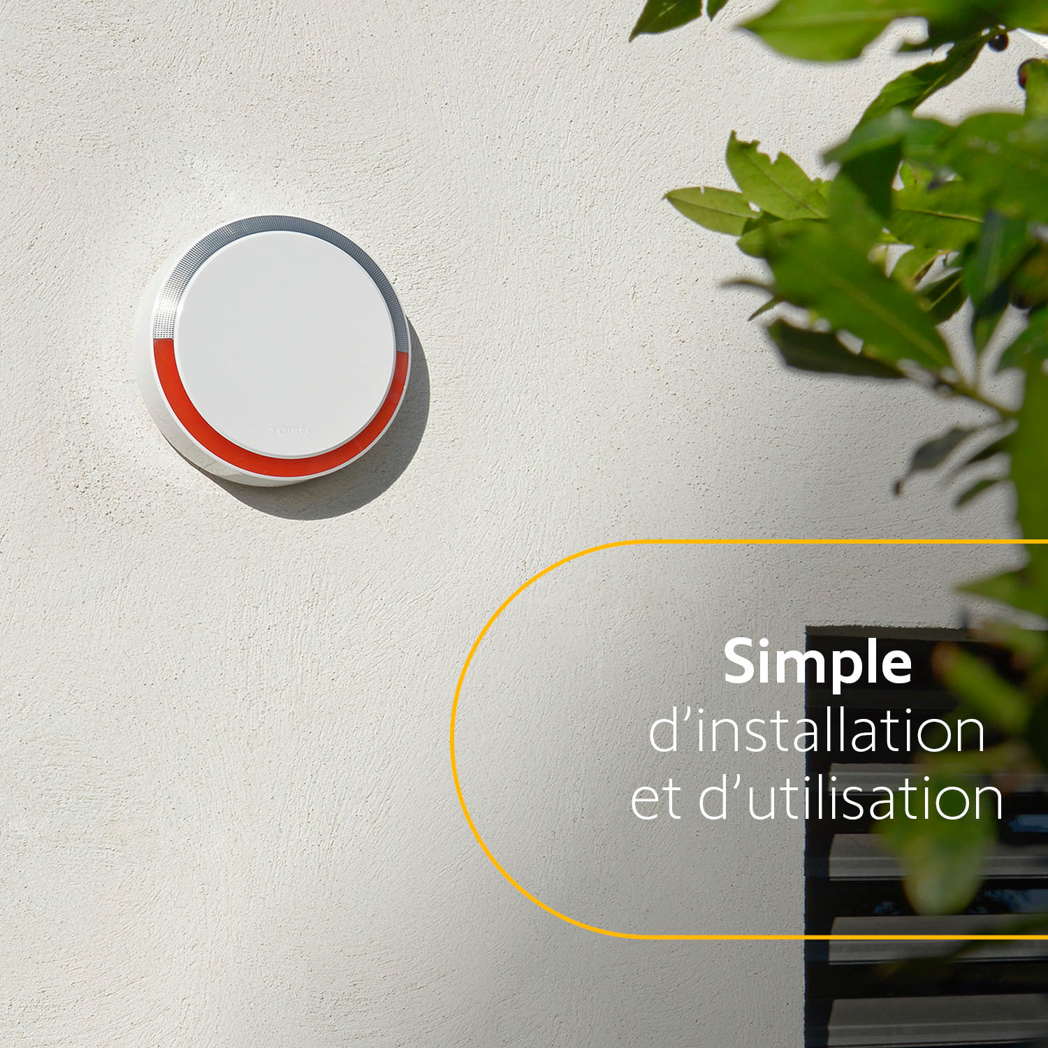 Sirène extérieure sans fil - Compatible Home Alarm (Advanced) et Somfy One (+)