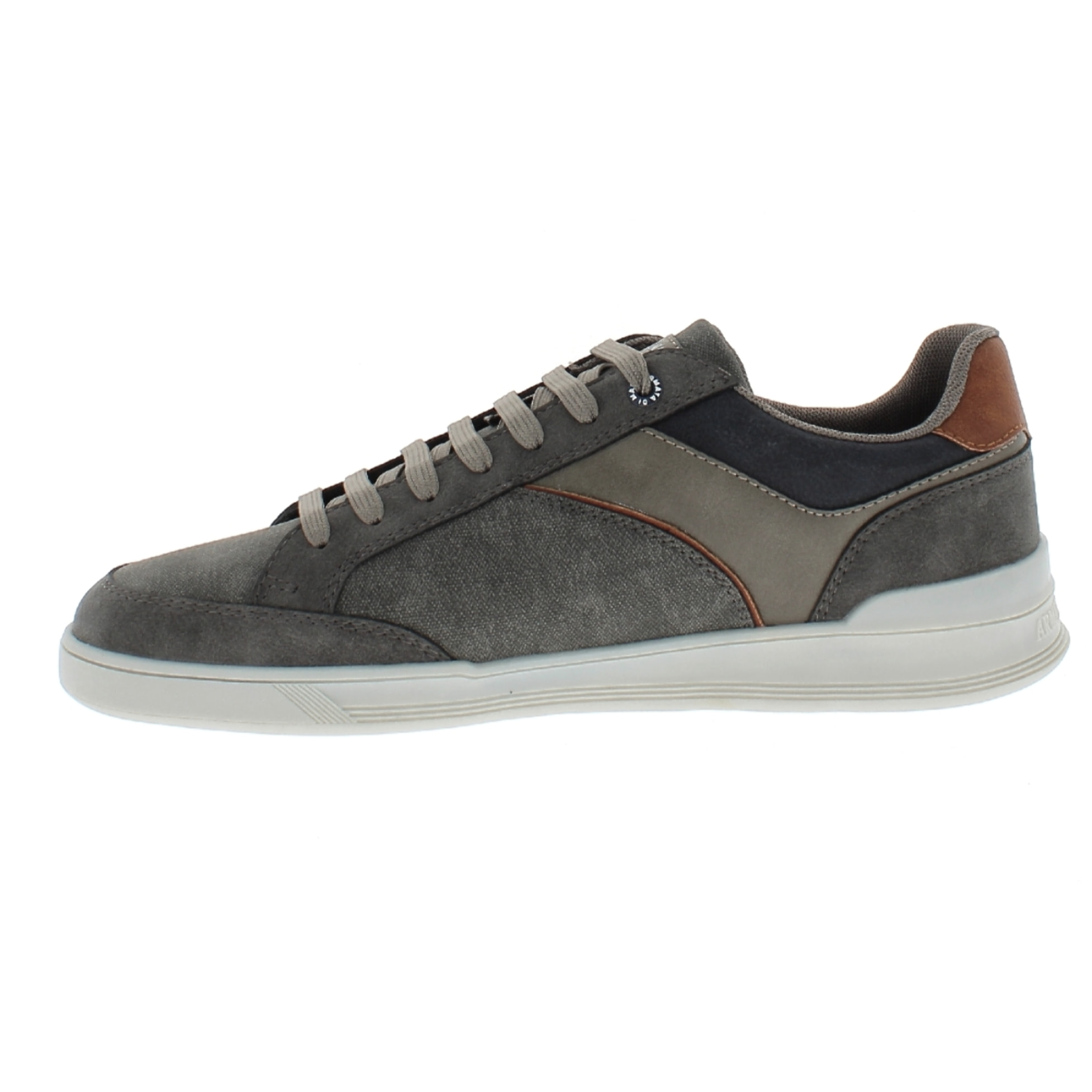 Armata di Mare Scarpe Uomo Sneakers Casual Stringate Basse con Soletta Rimovibile in Memory Foam AMU W24D644 Grey