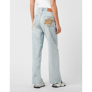 PHILIPP PLEIN Vaqueros Skater fit LOGO