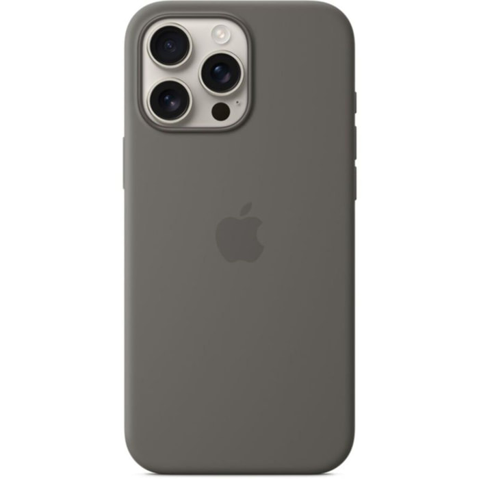 Coque APPLE iPhone 16 Pro Max Gris sidéral MagSafe silic