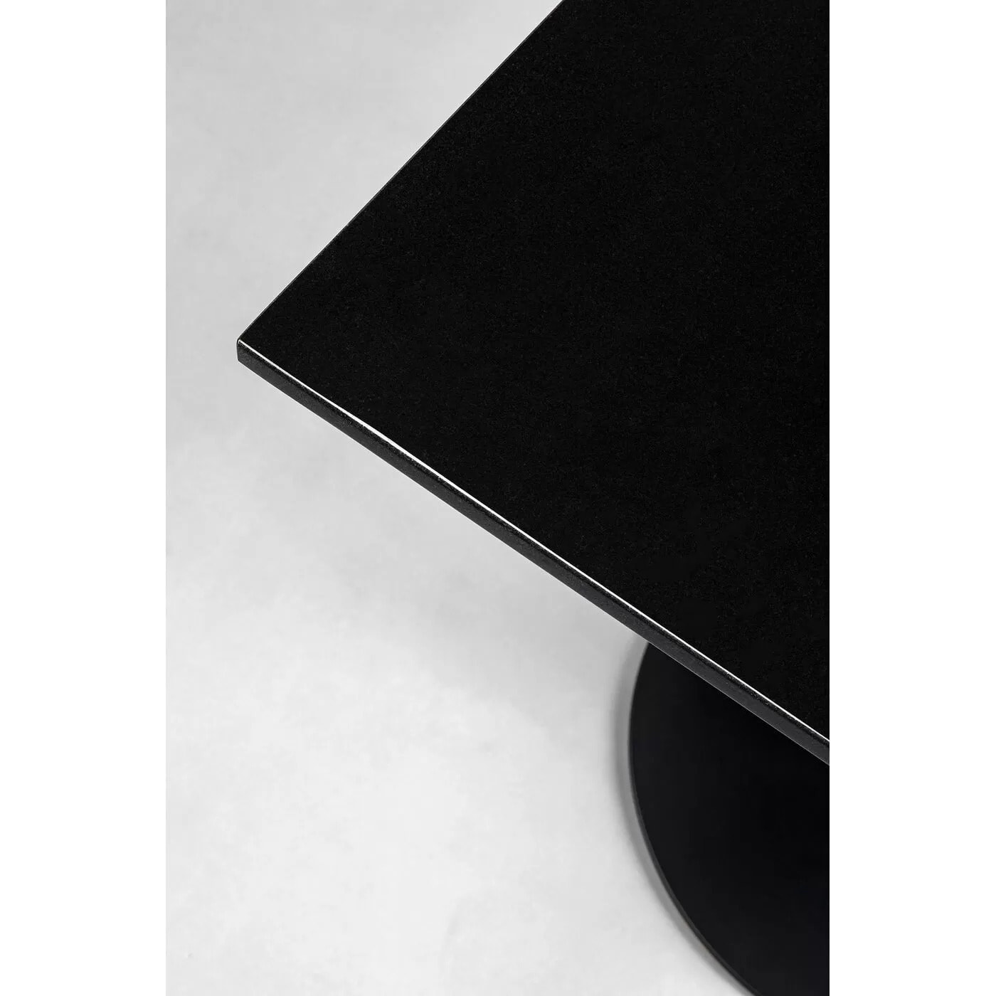 Table Bistrot Capri granit noir 70x70cm Kare Design