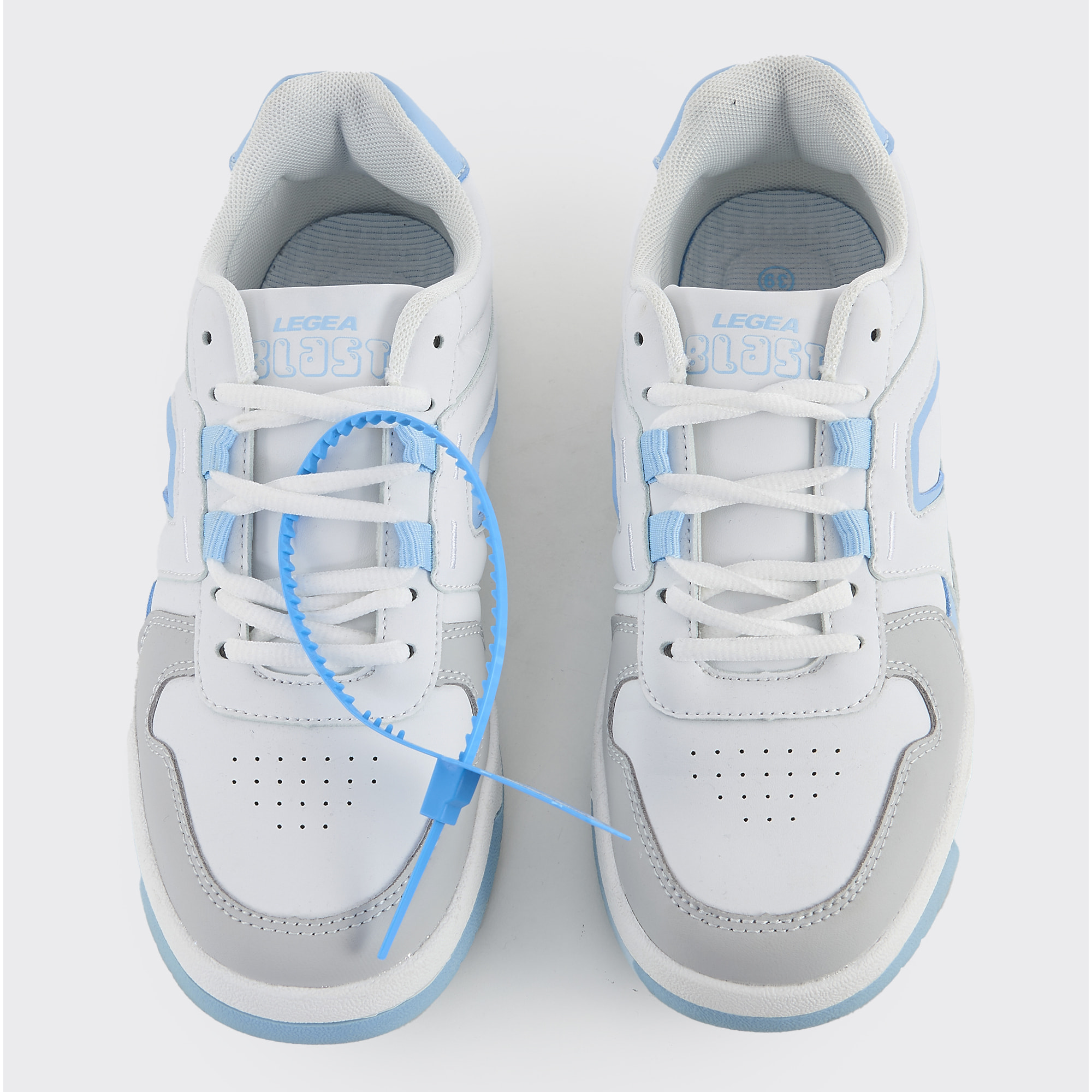 Scarpa sportiva BLAST bianca celeste