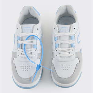 Scarpa sportiva BLAST bianca celeste