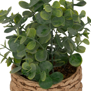 Eucalyptus artificiel en pot "Jaye" H27cm
