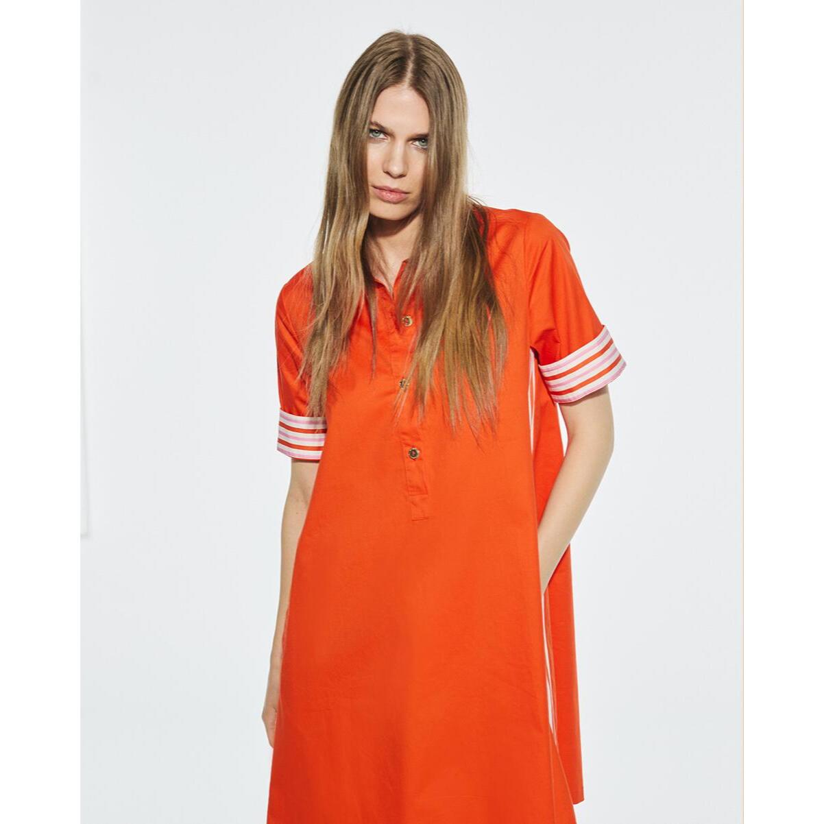 Abito Camicia a Maniche Corte