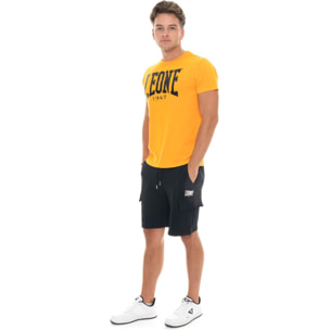 Maglietta da uomo a maniche corte con logo grande