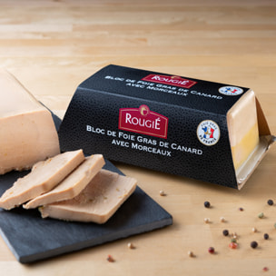 Bloc de Foie Gras de Canard avec morceaux 500g