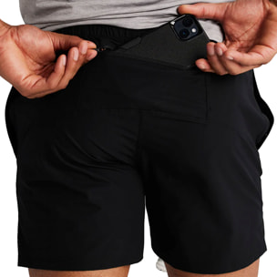 Pantalón corto deportivo para hombre ECOON sicily - Negro