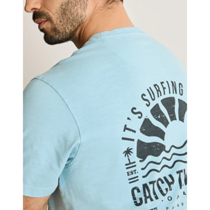 Camiseta Manga Corta Azul - Tilldawn