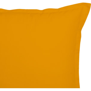 Lot De 2 Taies 100% Coton 57fils Safran