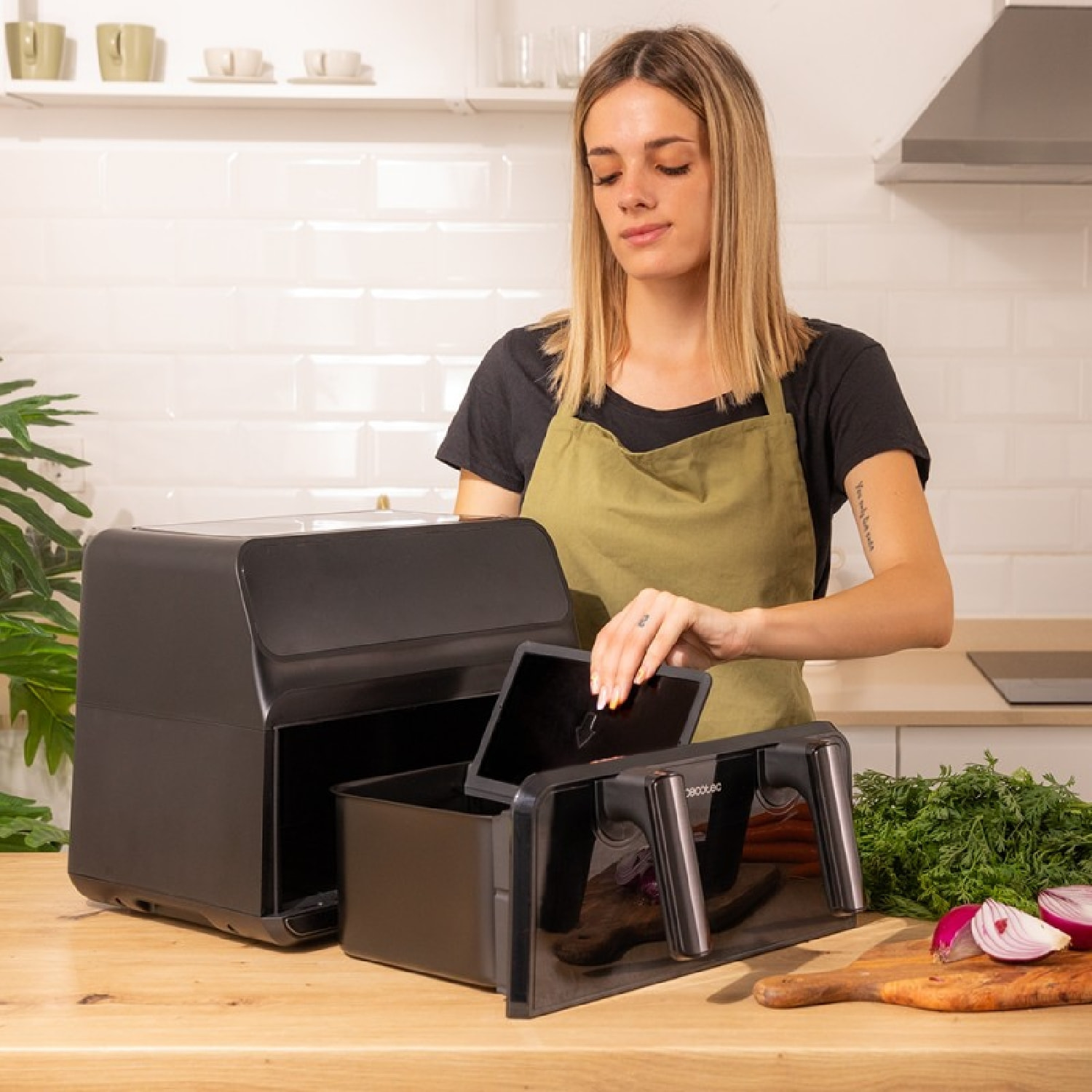 Cecotec Freidora sin aceite Cecofry Advance 9000 Window