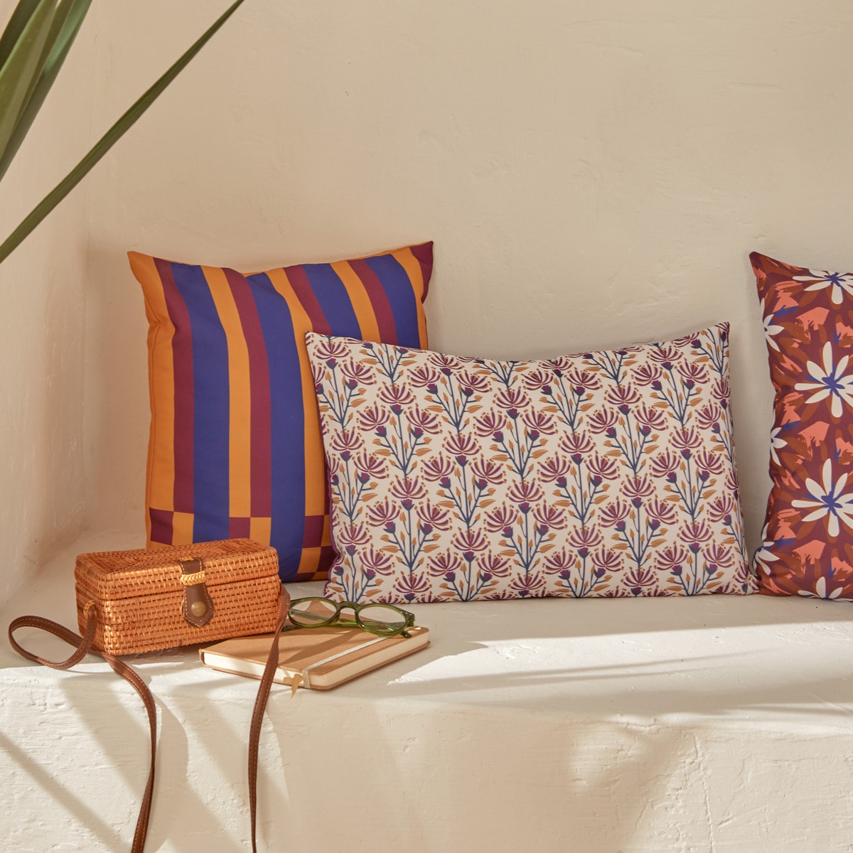 Housse de coussin d extérieur "Telio" 30x50cm
