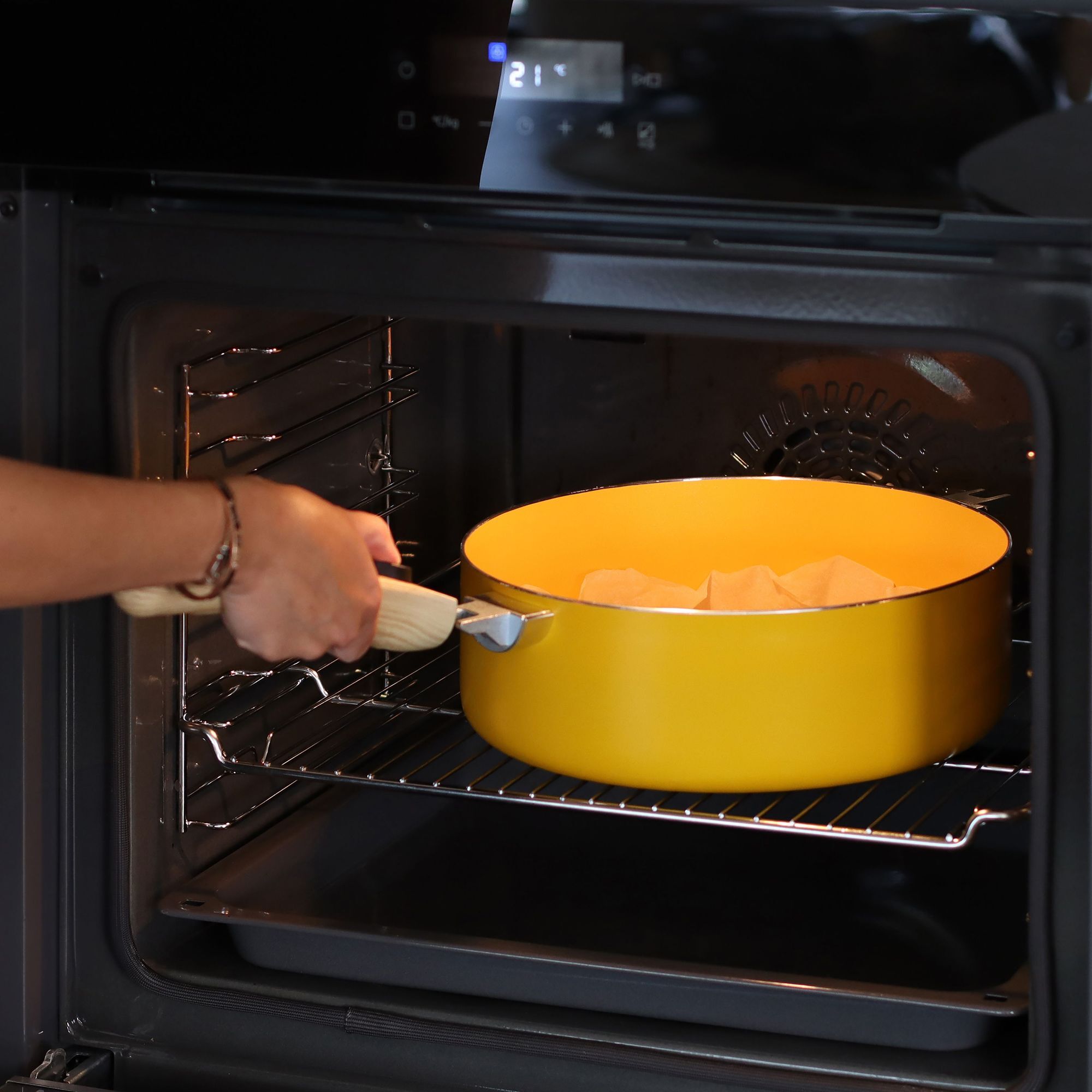 Poêle multifonction en revêtement céramique - tous feux COLORAMA