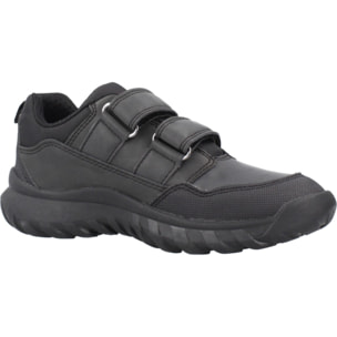 Zapatillas Niño de la marca GEOX  modelo J SIMBYOS BOY NEGRO