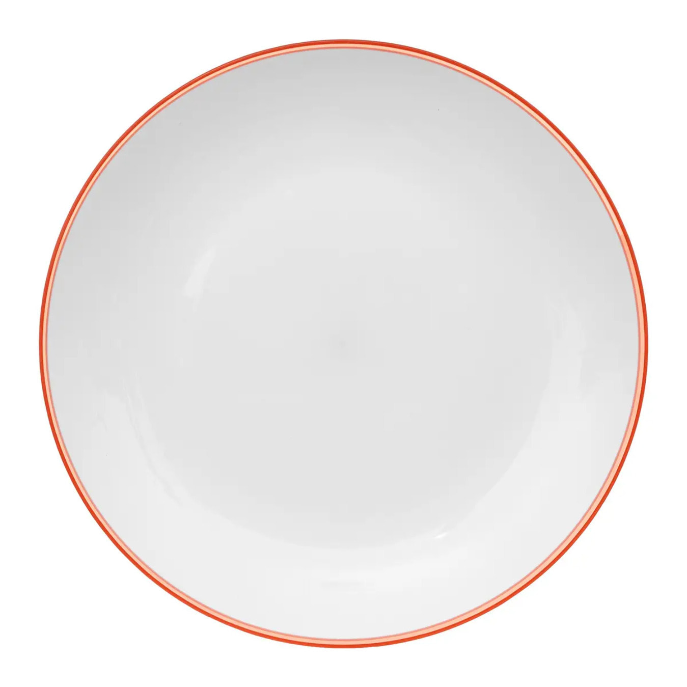 Assiette 25 cm Rose nacarat Square