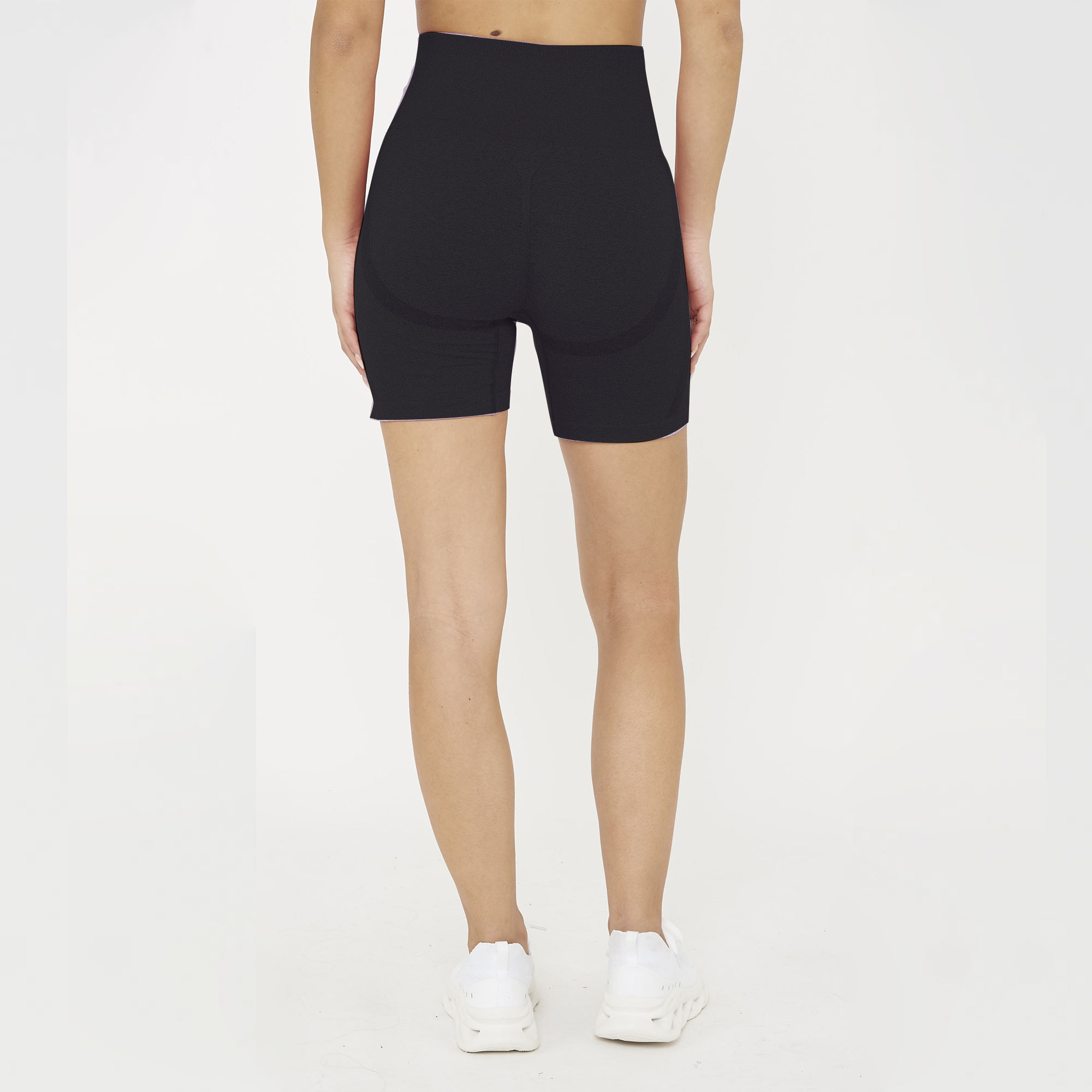 Pantaloncini da allenamento JULES effetto push-up nero