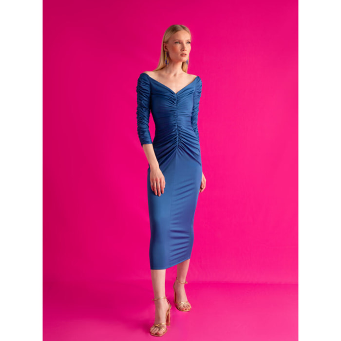 VESTIDO VICTORIA ARNIA AZUL