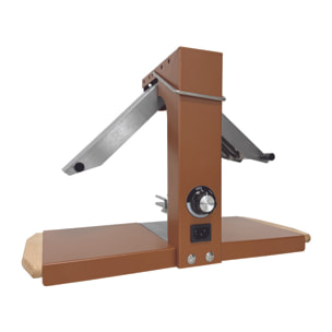 Appareil à raclette - Brézière® 230V 850W - Corail - Avec variateur de puissance - Poignées bois