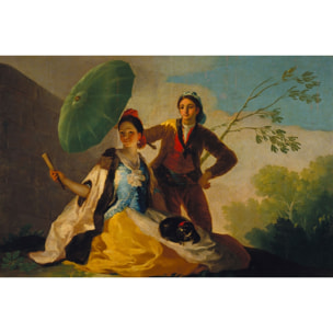 Tableau célèbre Le Parasol de Francisco José de Goya Tableau plexiglas