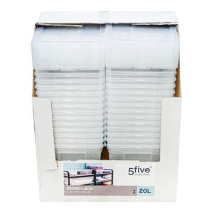 Boîte en plastique transparente 20L "Store N' Box"