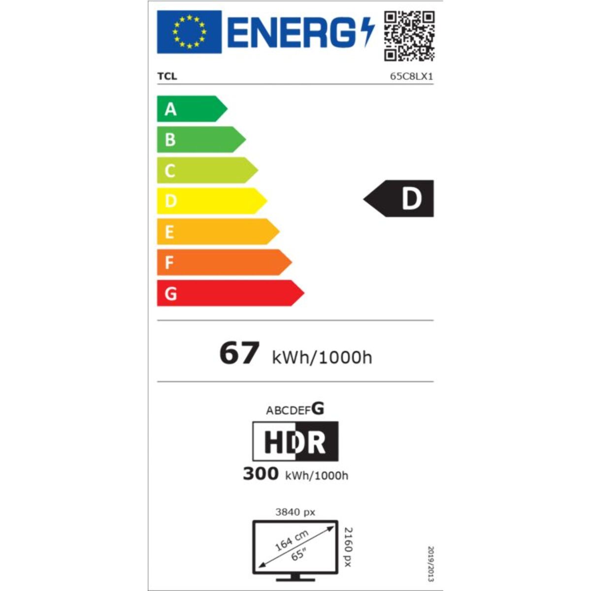 TV Mini LED TCL 65C89L (2026) 65" (164 cm)