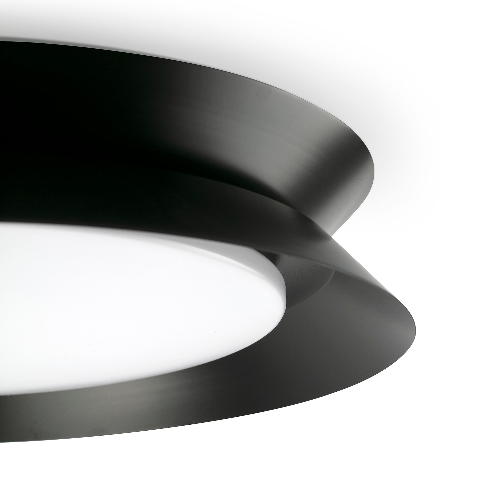 TENDER Lampada plafoniera nera 2700K