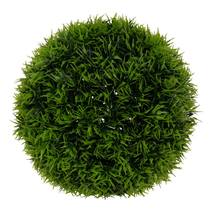 Boule de buis artificiel "Carly" vert D18cm