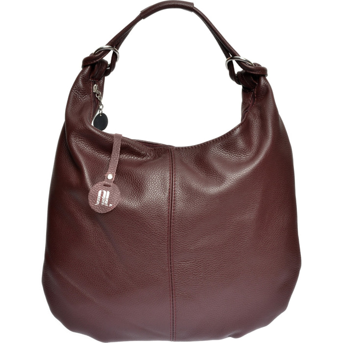 Borsa a spalla Anna Luchini Bordeaux