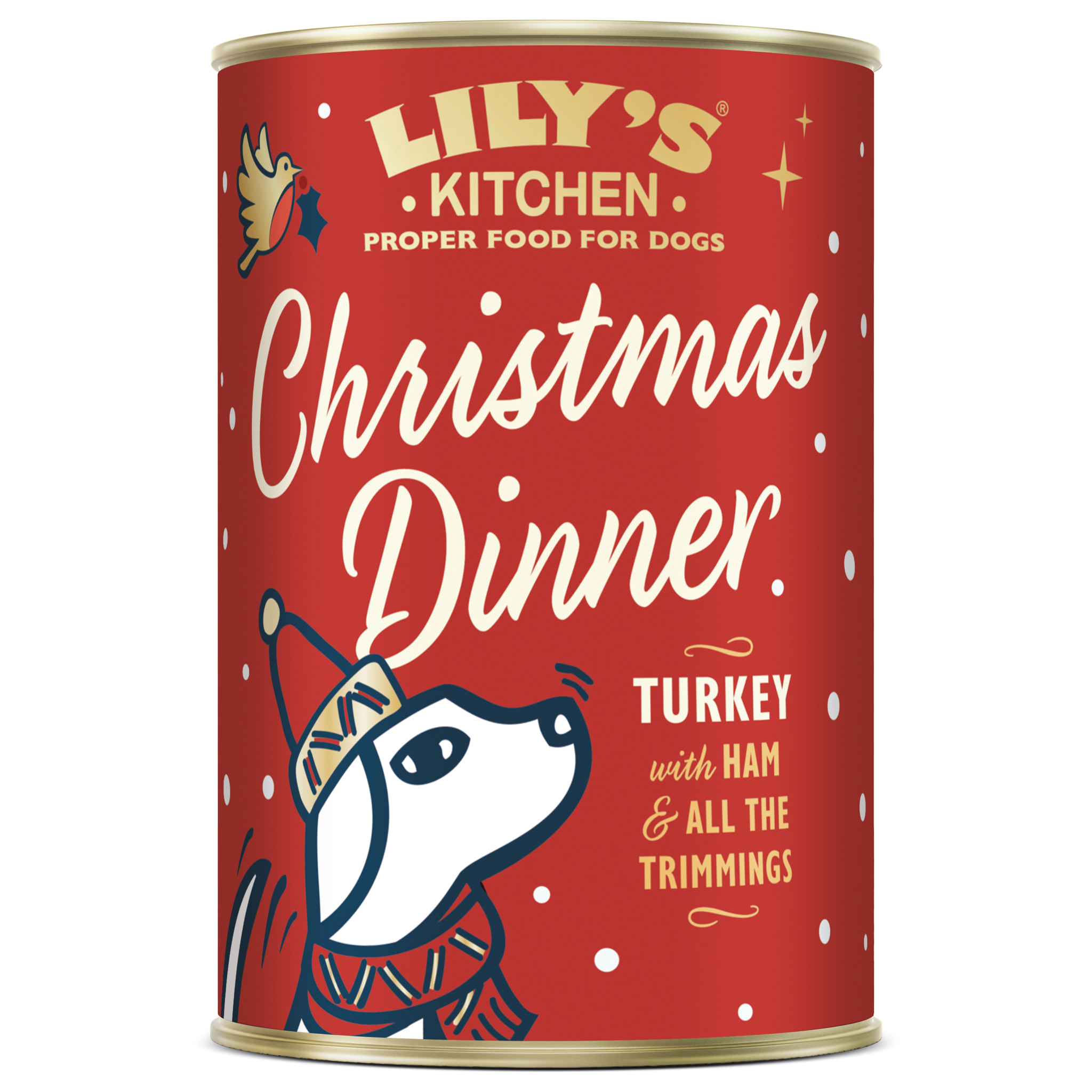 Lot de 6 - Lily’s Kitchen Délice de trois volailles et sa garniture pour chiens adultes 400g