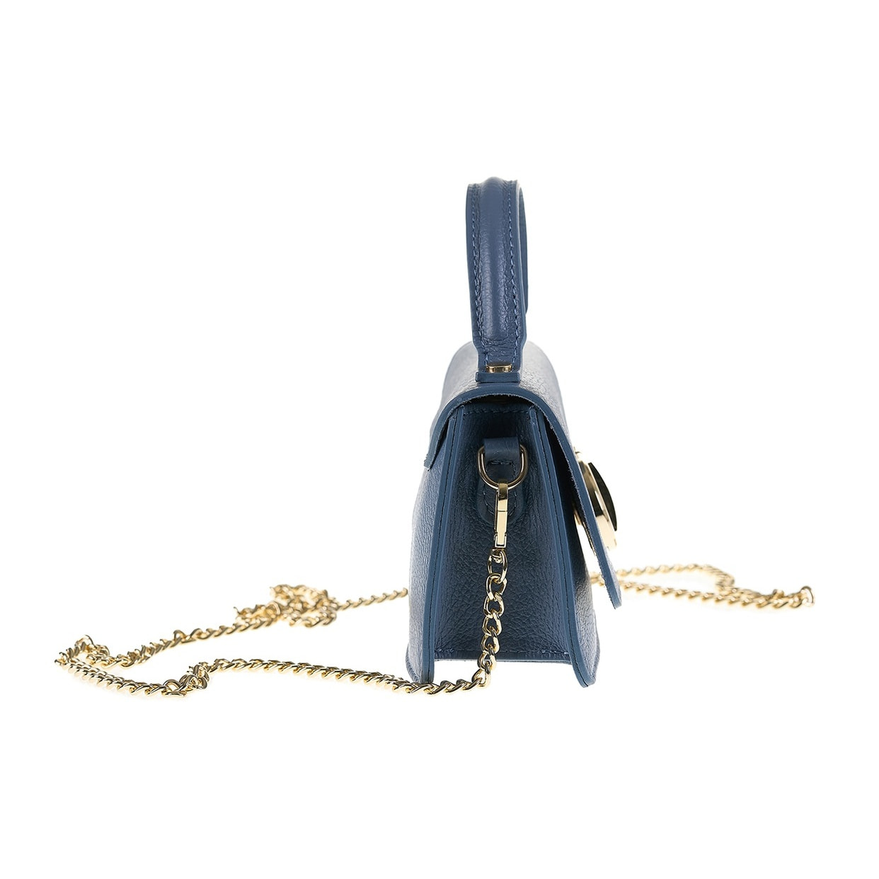 Borsa a mano da donna Made in Italy - Modello Aurélia Nova - 100% pelle - 19.5 x 10.0 x 7.0 cm