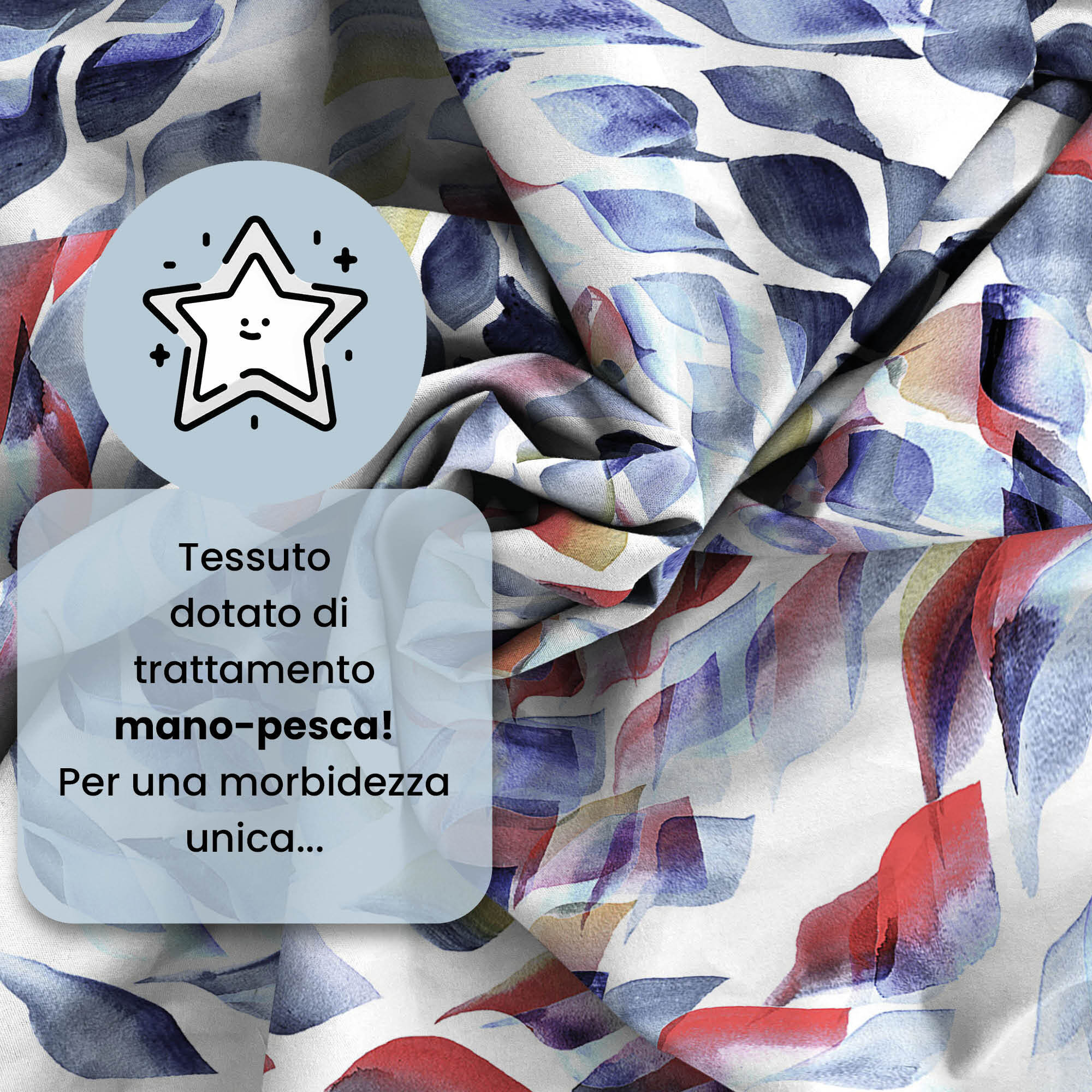COMPLETO LETTO FASHION, 100% Microfibra, No Stiro - LENA