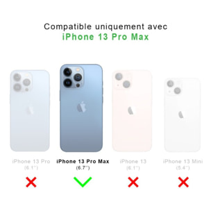 Coque iPhone 13 Pro Max Silicone liquide Bleu Marine + 2 Vitres en Verre trempé Protection écran Antichocs