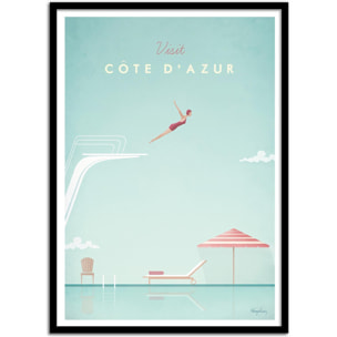 Affiche - Visit Cote d'Azur - Henry Rivers