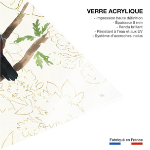 Tableau Joyeux oiseaux tropicaux Tableau plexiglas