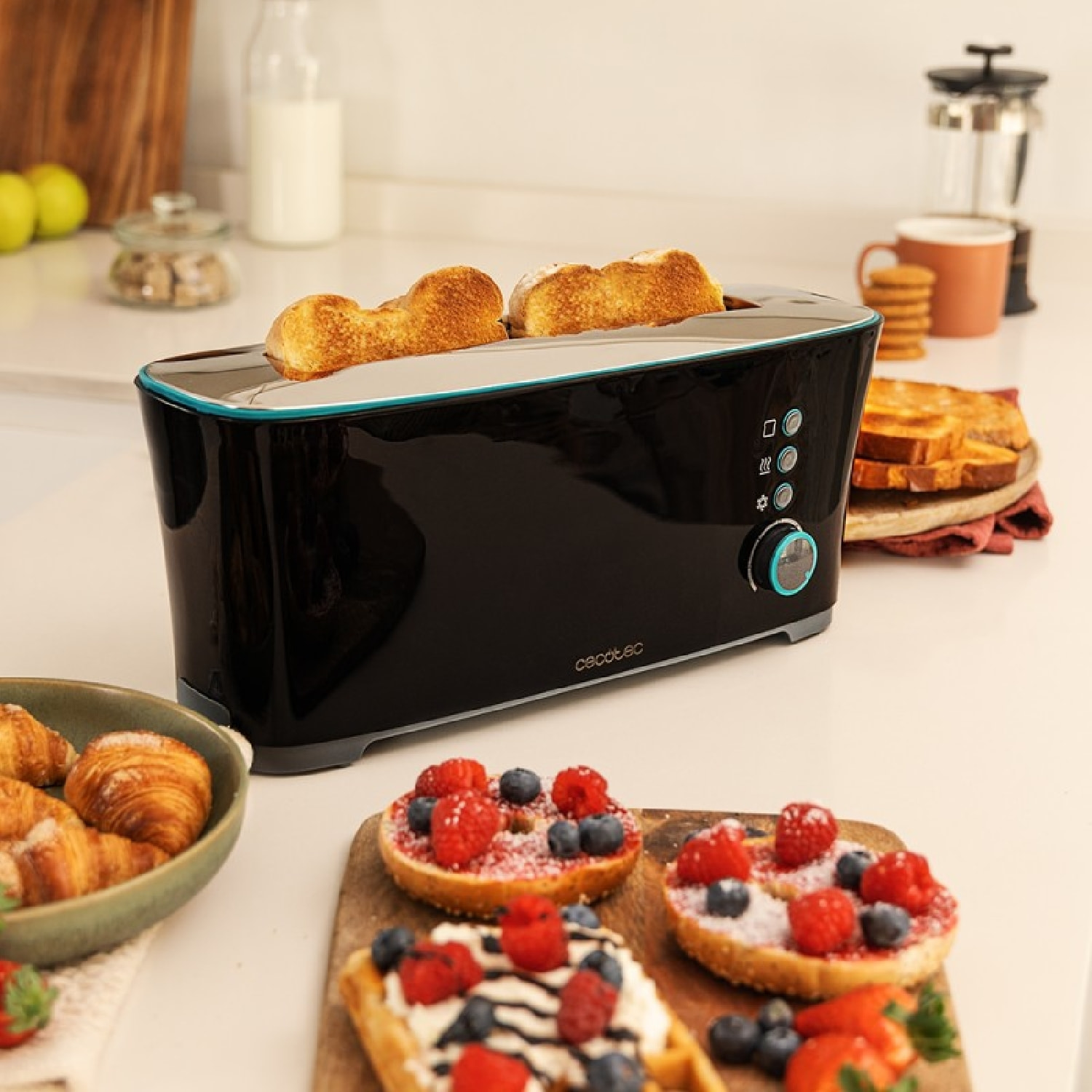Cecotec Grille-pain vertical Toast&Taste Extra B