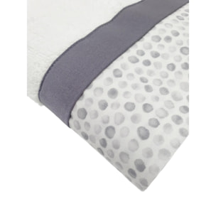 Set Spugna PALLINI 5 Pezzi: 2 Viso+2 Ospite + 1 Telo Bagno - 450 gr/m² - Bianco - Puro Cotone