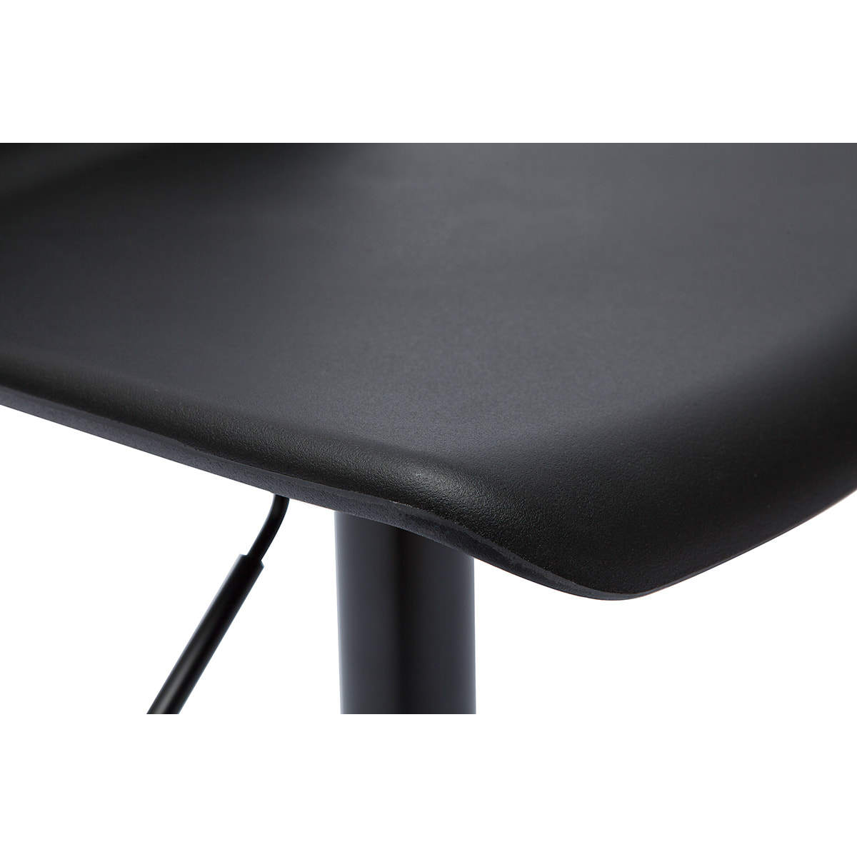 Tabourets de bar design réglables noirs 360° (lot de 2) KRONOS