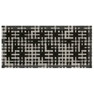 Tappeto Arredo Moderno Nero