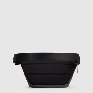 Piquadro Marsupio in tessuto gommato resistente all'acqua con tasca per AirPods® e protezione RFID