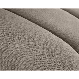 Debbie - module d'assise en tissu texturé - Taupe