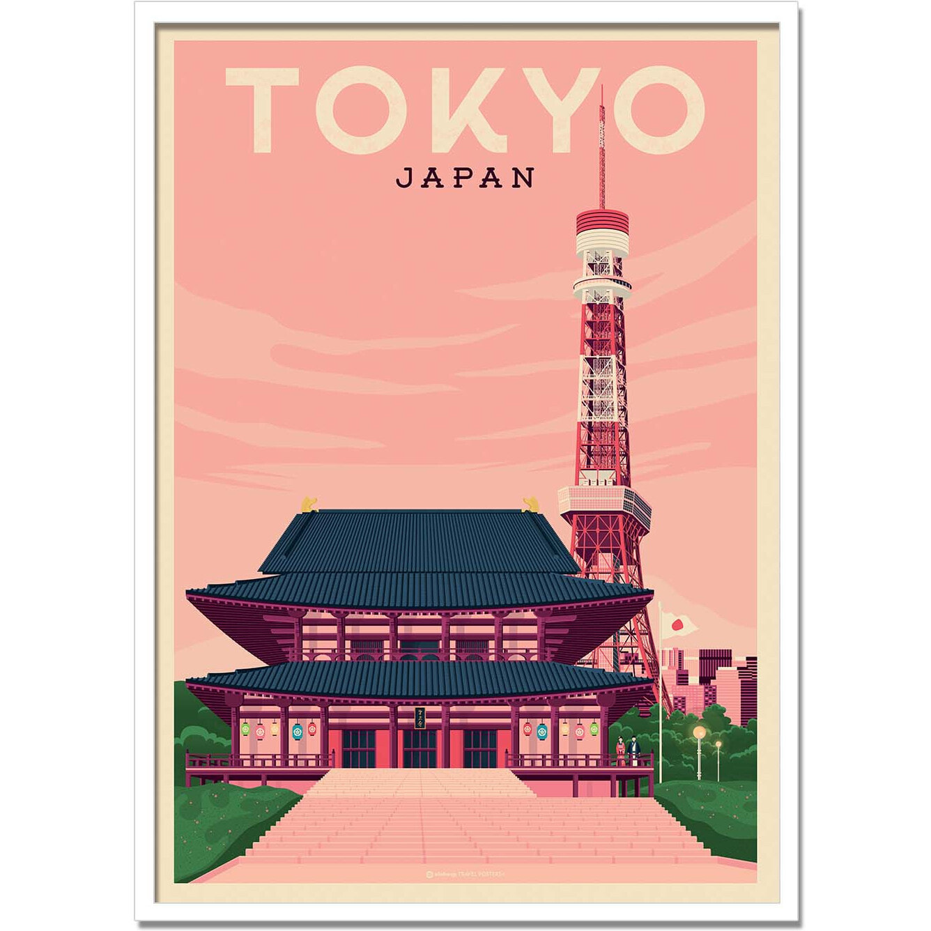 Affiche - Tokyo - Olahoop Travel Posters