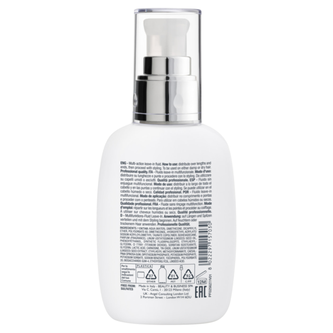 ALFAPARF MILANO Semi Di Lino Illuminating Extraordinary All-in-1 Fluid 125ml