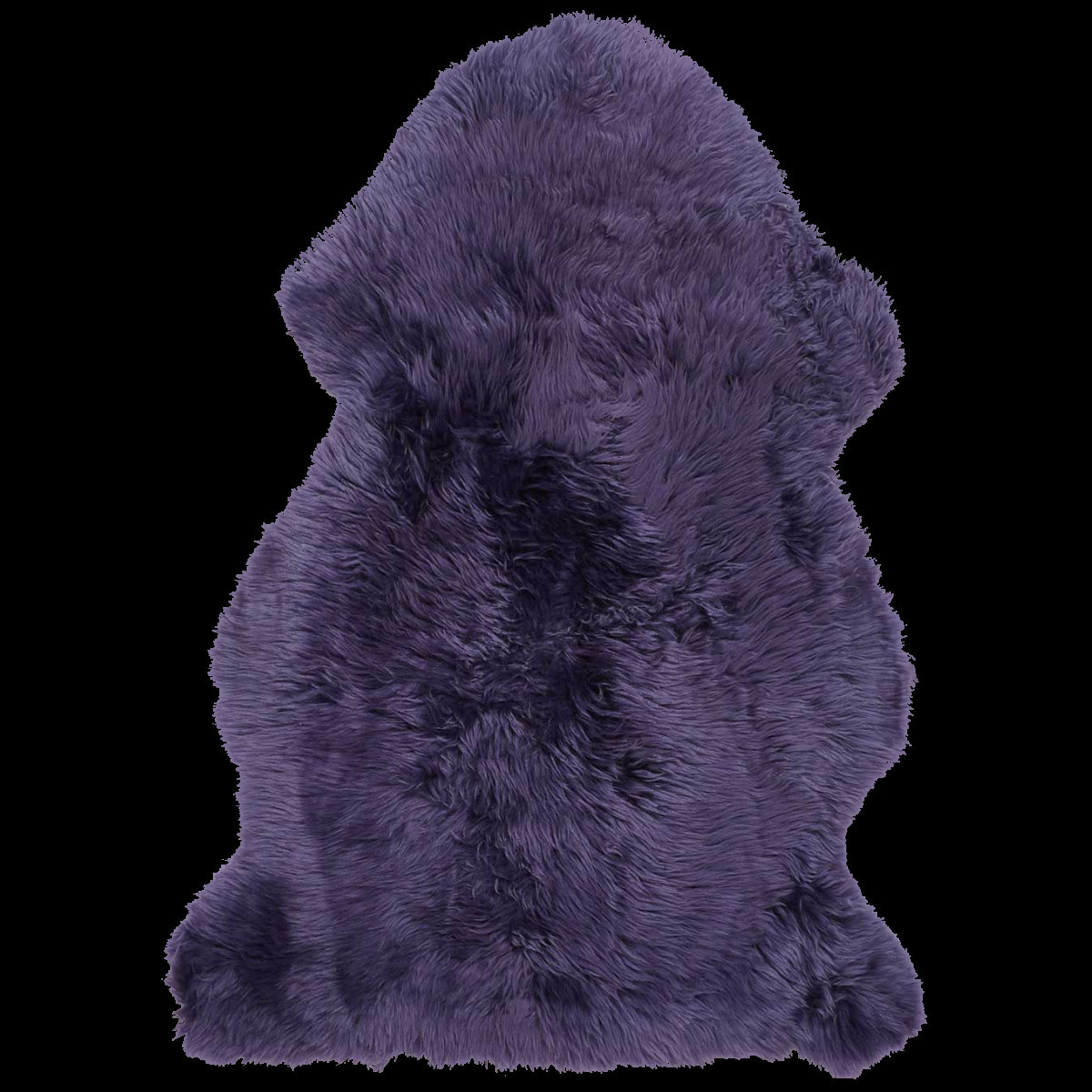 Tapis peau de mouton longs poils shaggy en laine