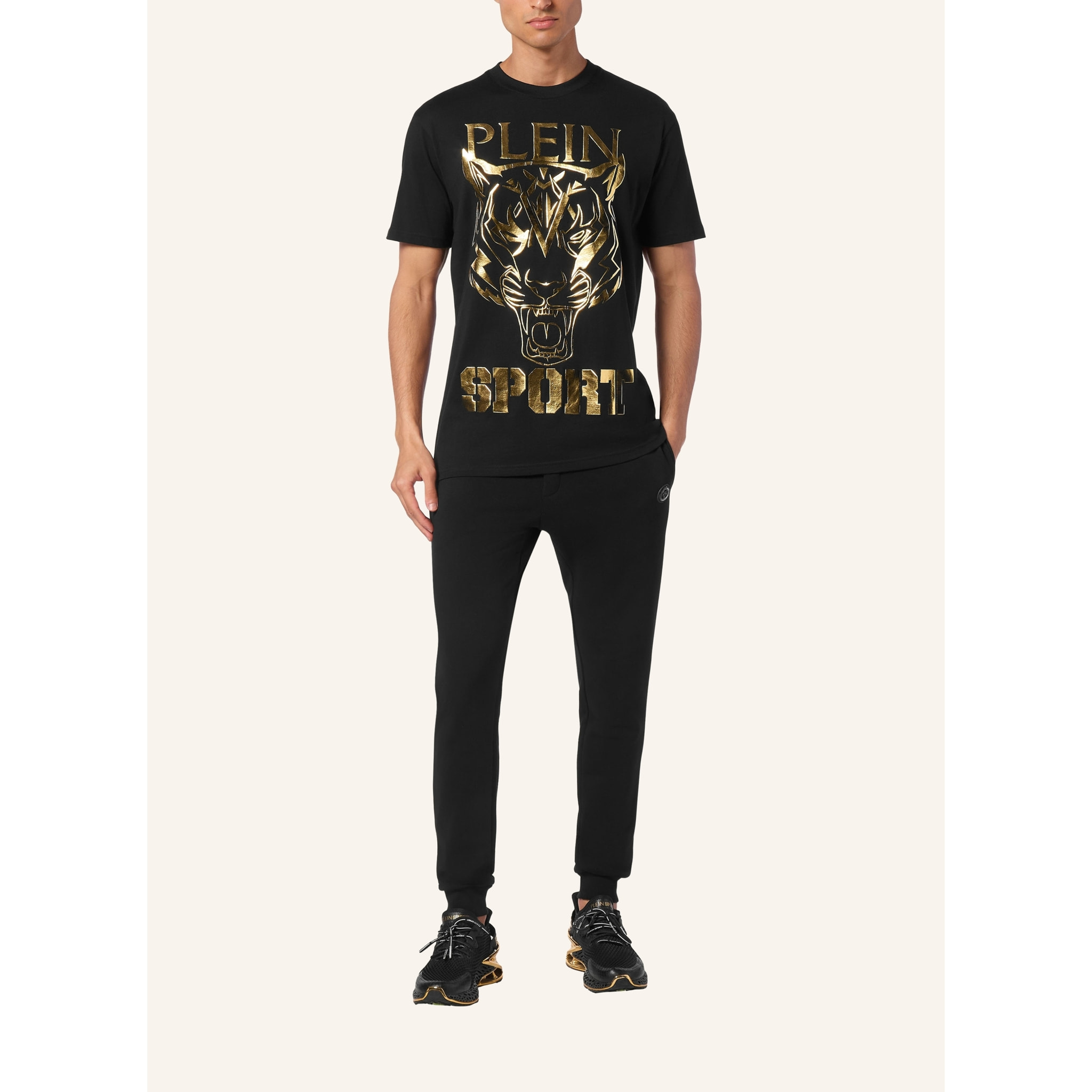 PLEIN SPORT Camiseta Cuello Redondo TIGER