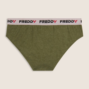 Slip Uomo con Elastico Jacquard a Contrasto e Logo